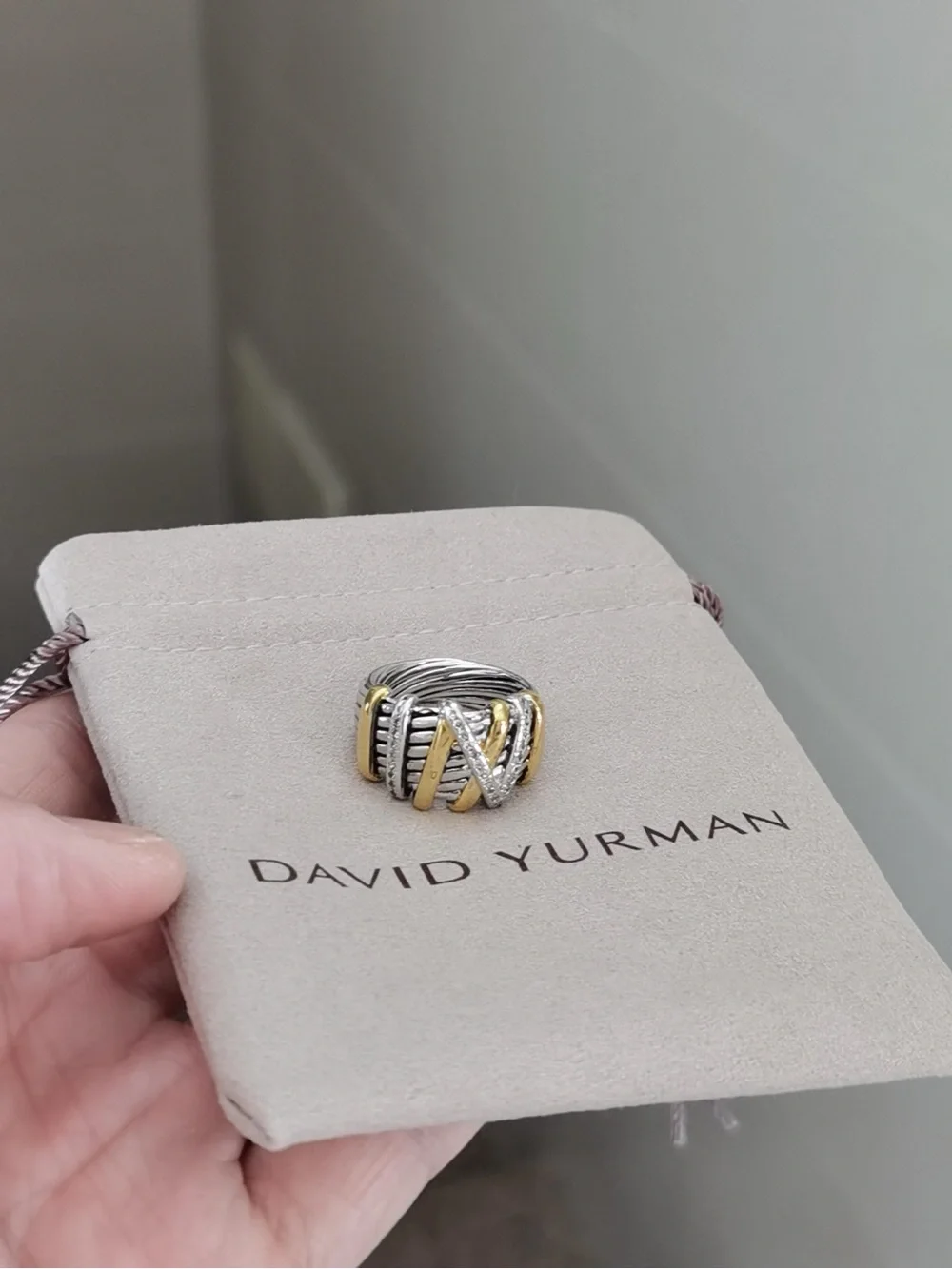 David Yurman 925 Silver Ring